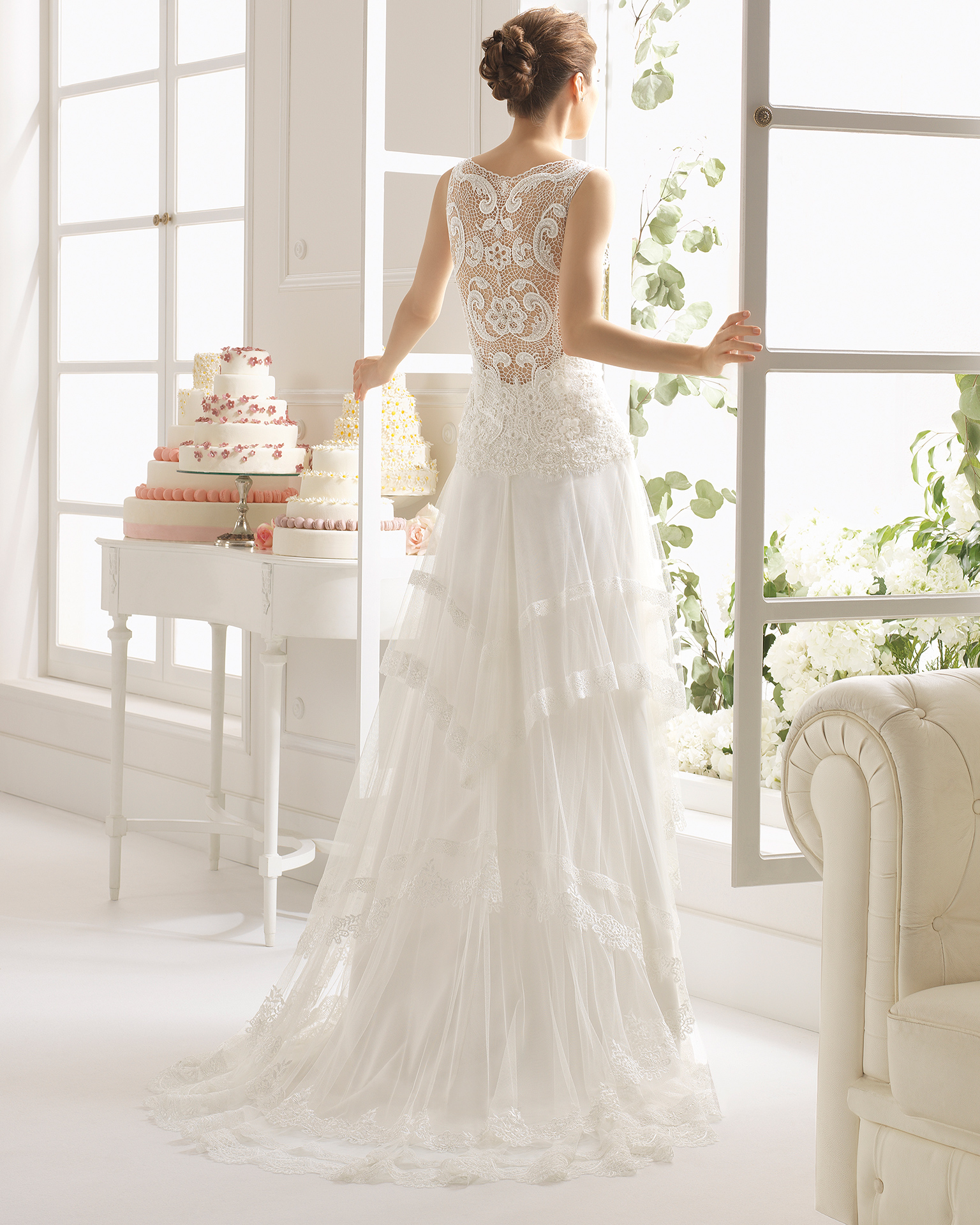 Aro vestido de novia corte recto - Aire Barcelona - Vestidos de novia o  fiesta para estar perfecta.