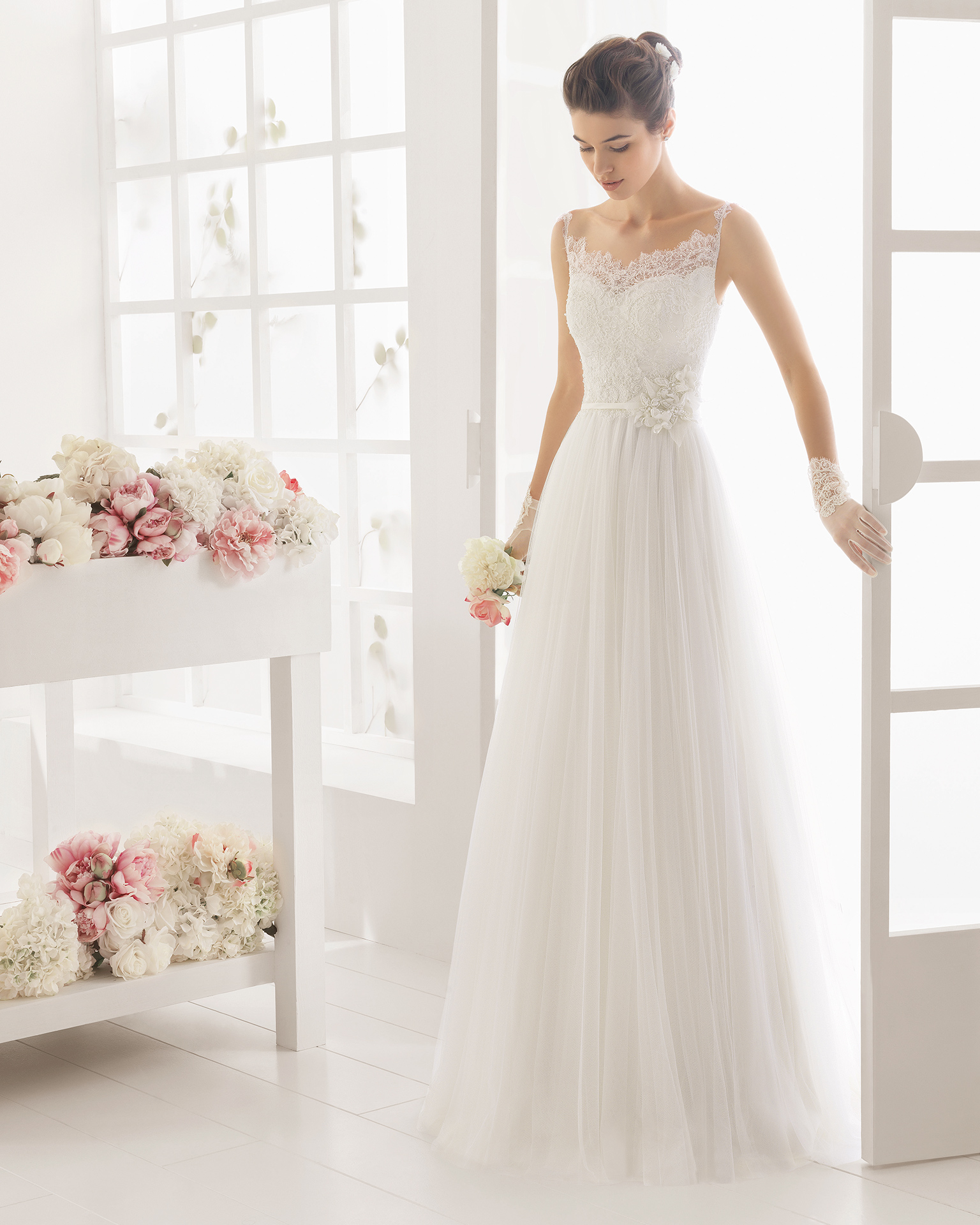 MAGENTA wedding dress - Aire Barcelona 2016.