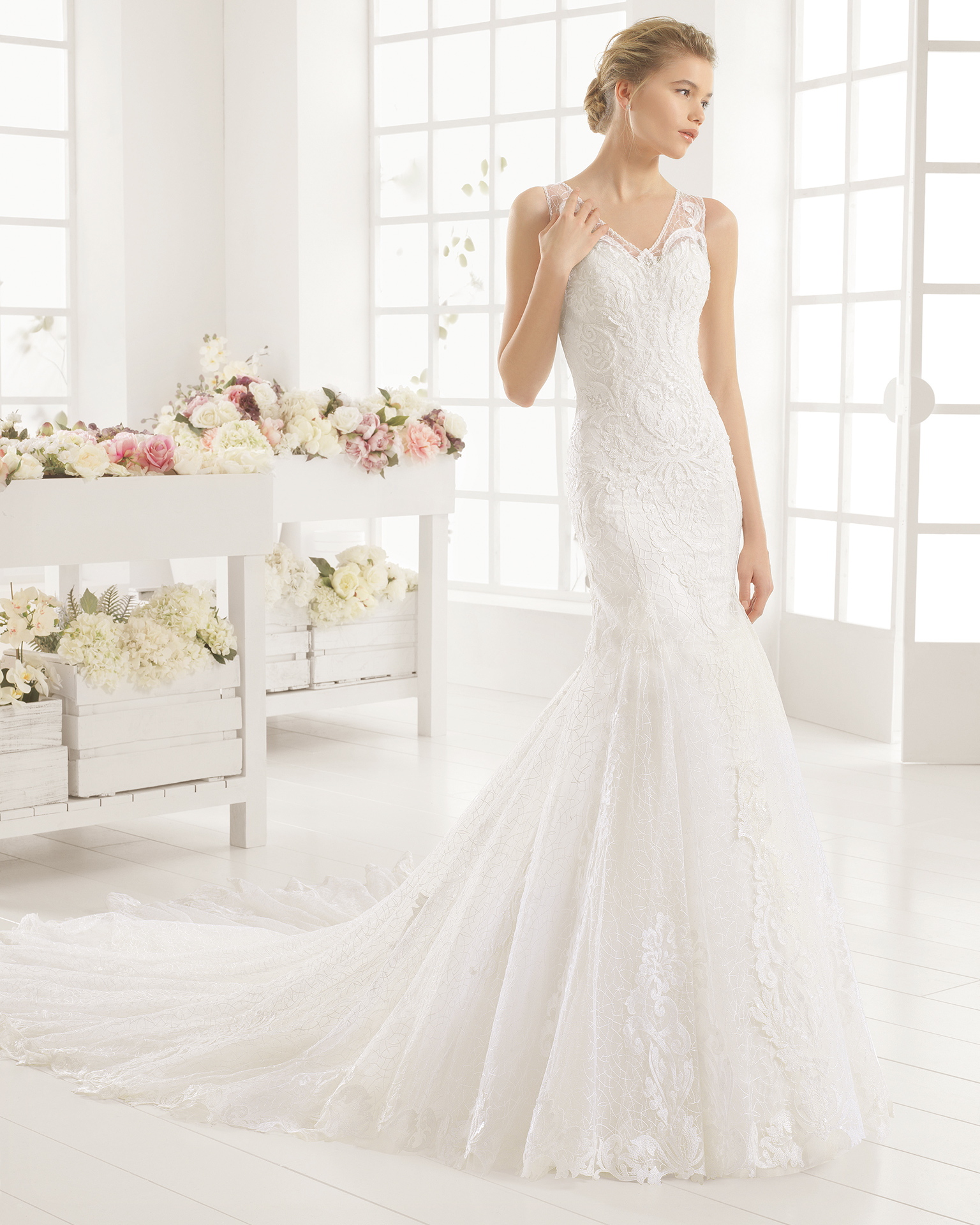 MARTINA wedding dress - Aire Barcelona 2016.