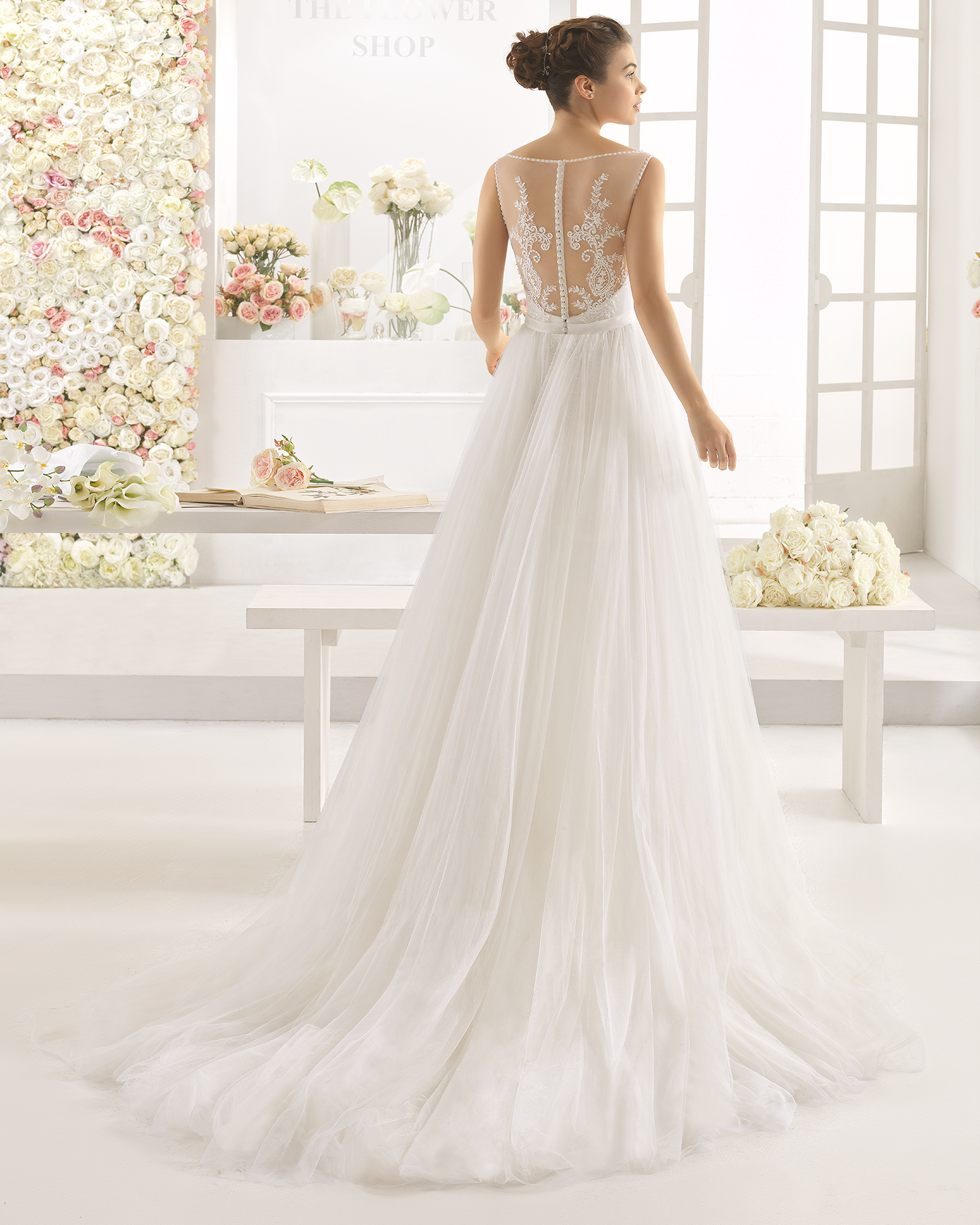 CARAMELO rochie de mireasă Aire Barcelona 2017