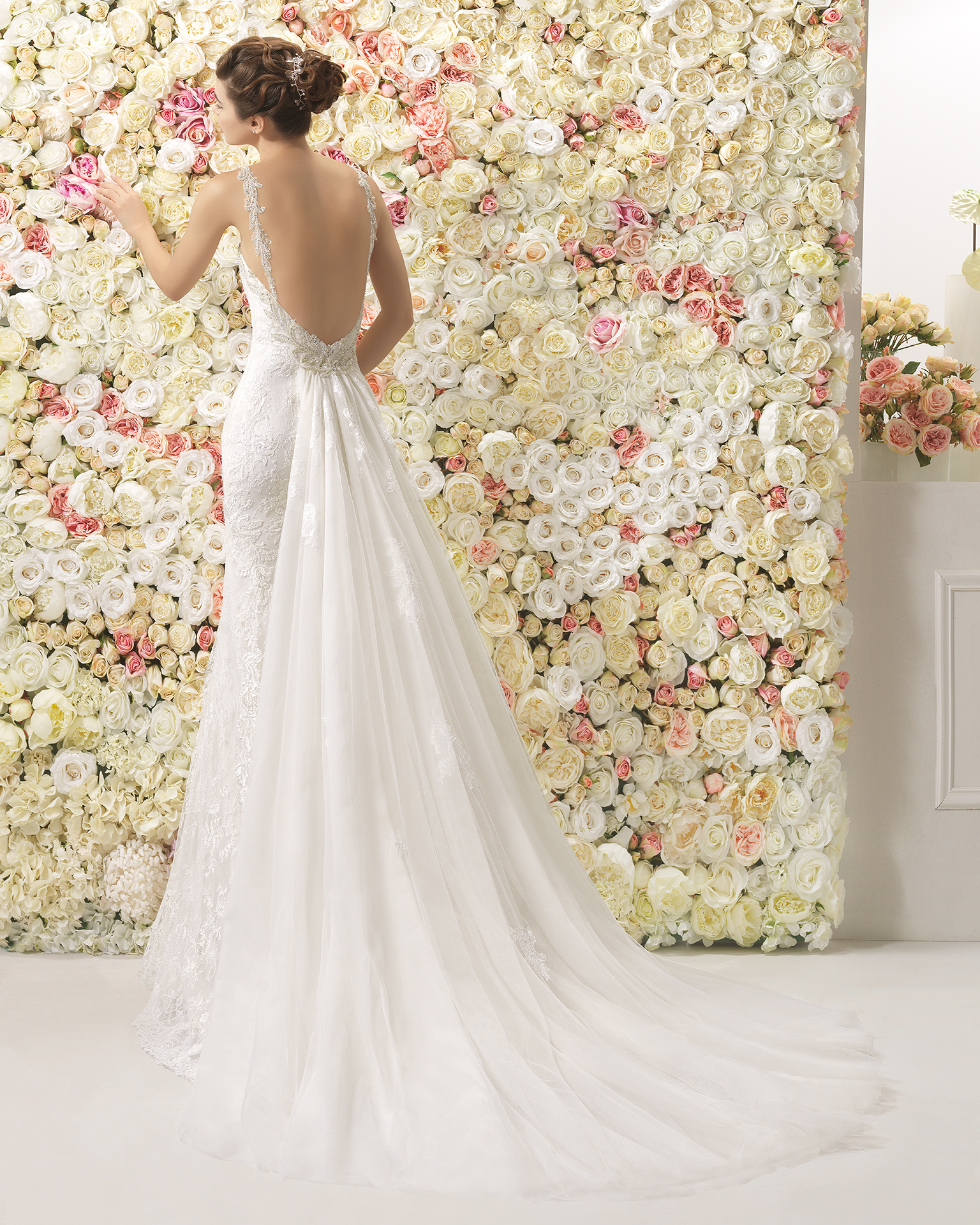 CASILDA vestido de novia Aire Barcelona 2017