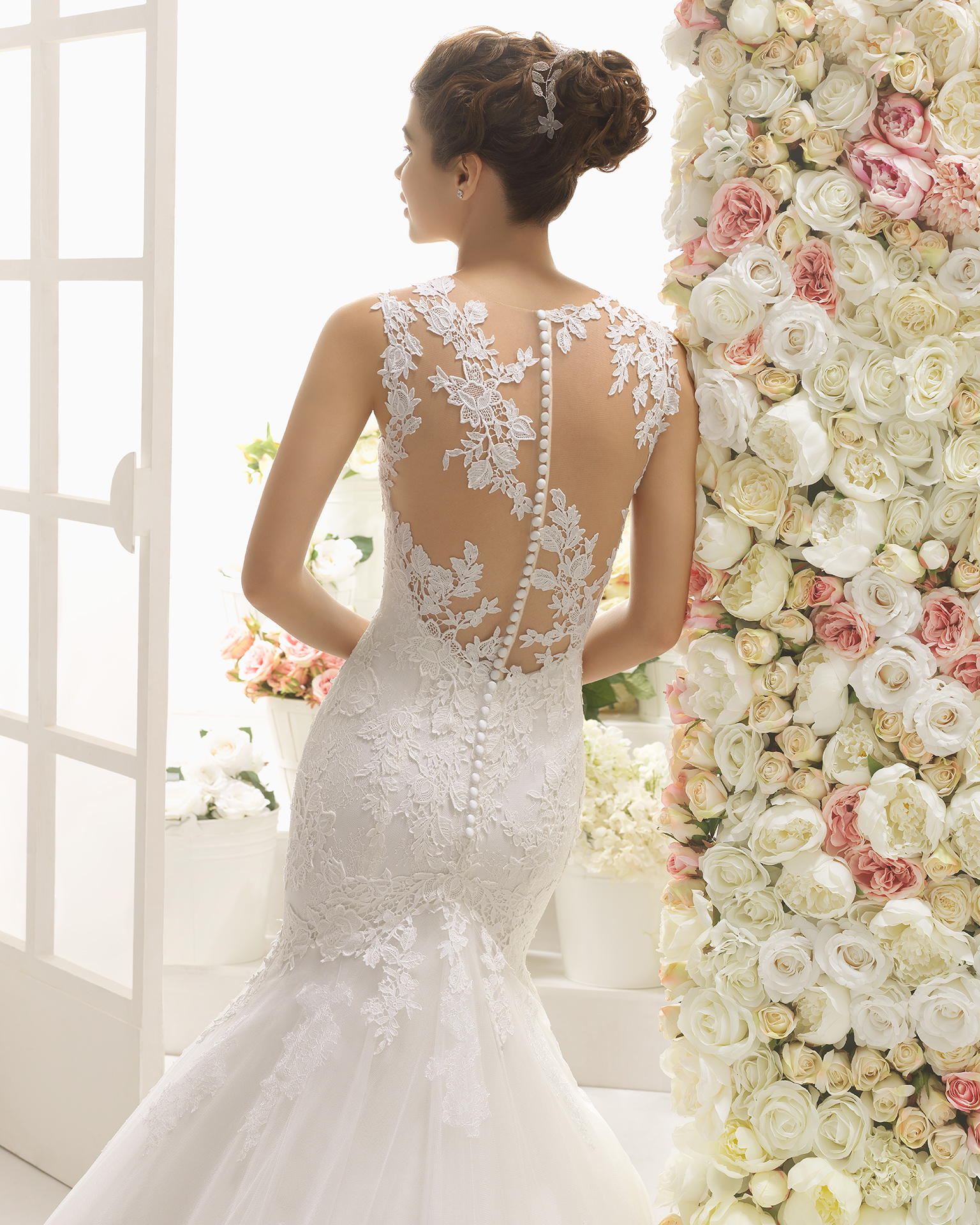 CASTIEL vestido de novia Aire Barcelona 2017