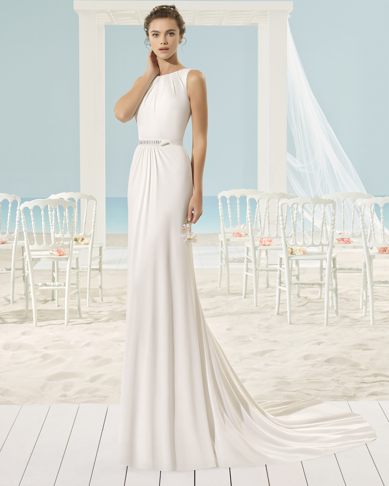 XIMEI Brautkleid Aire Barcelona Beach Wedding 2017