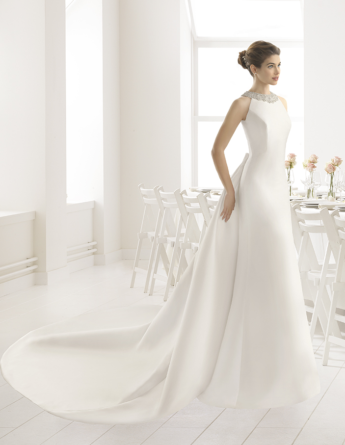 ornela - novia 2018. colección aire barcelona