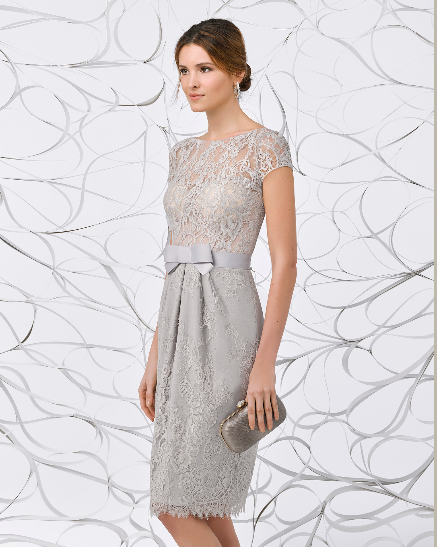Silver Blue Cocktail Dresses